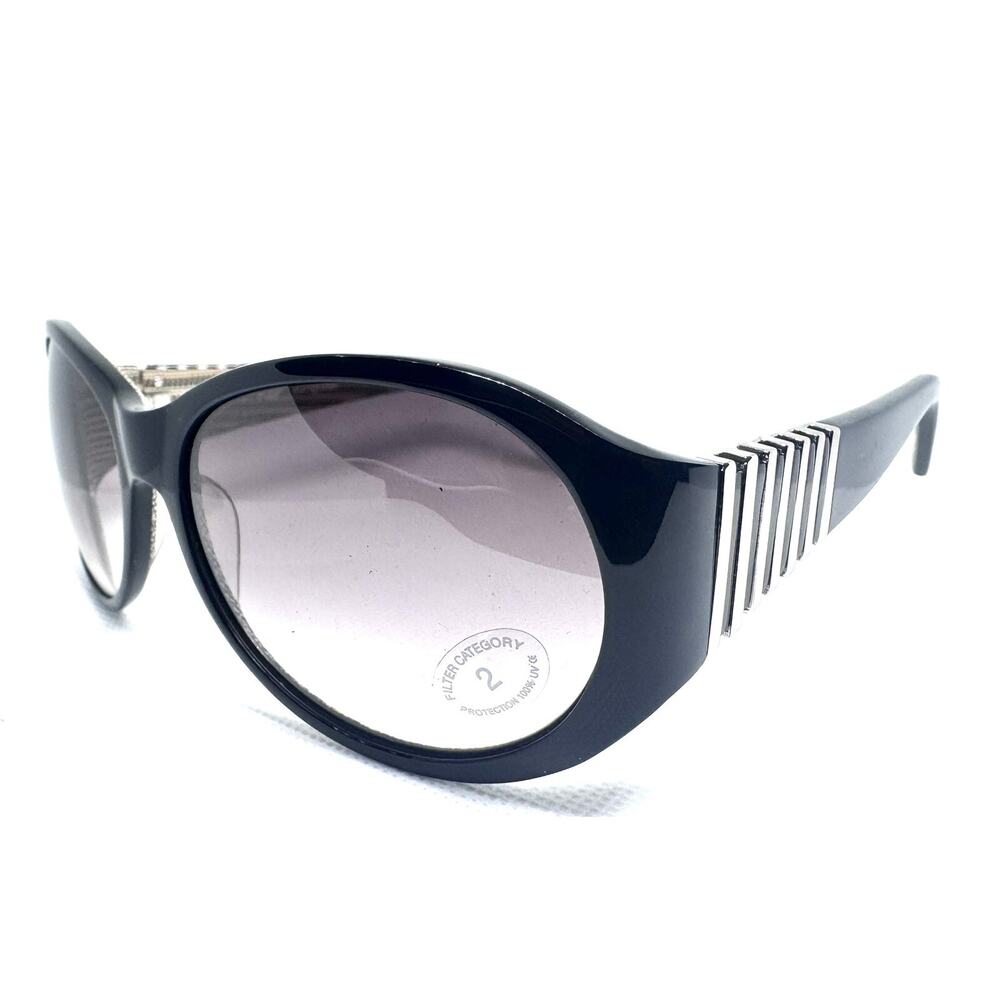 JF REY BY BOZ JF STEMPO 0010 BLACK EYEGLASS FRAME 59-16-135 MADE IN FRANCE